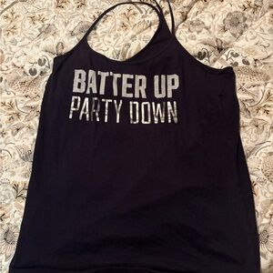 Victoria’s Secret PINK New York Yankees “Batter up Party Down” tank top
